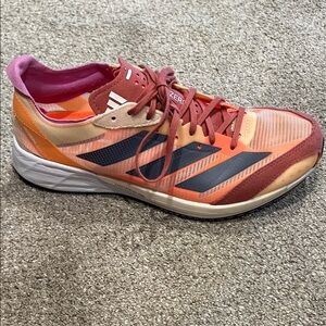 adidas Women's Sneakers in Red, Orange, and Pink